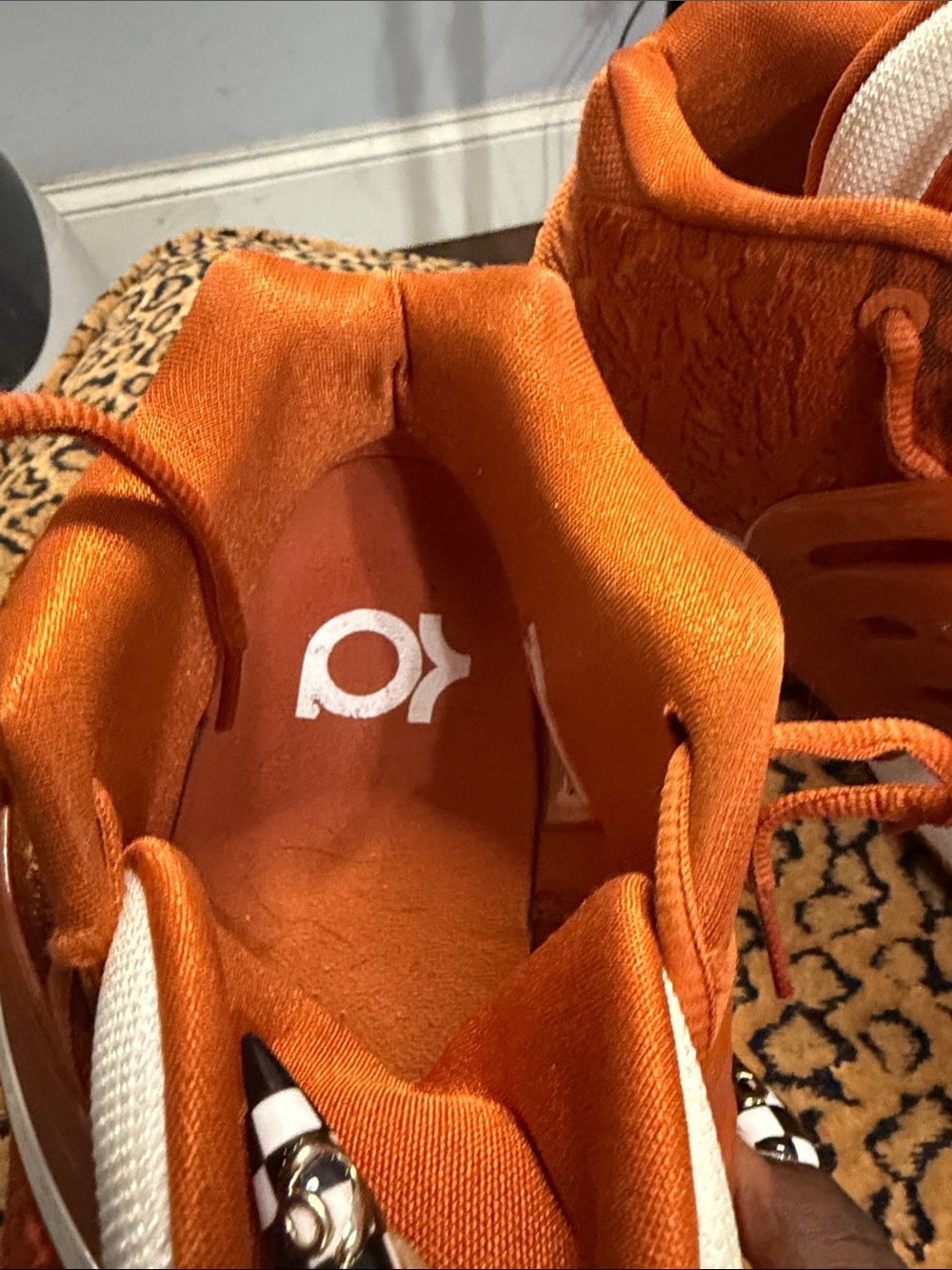 Nike Zoom Orange KD 4Texas Basketball Shoes - Picture 9 of 16
